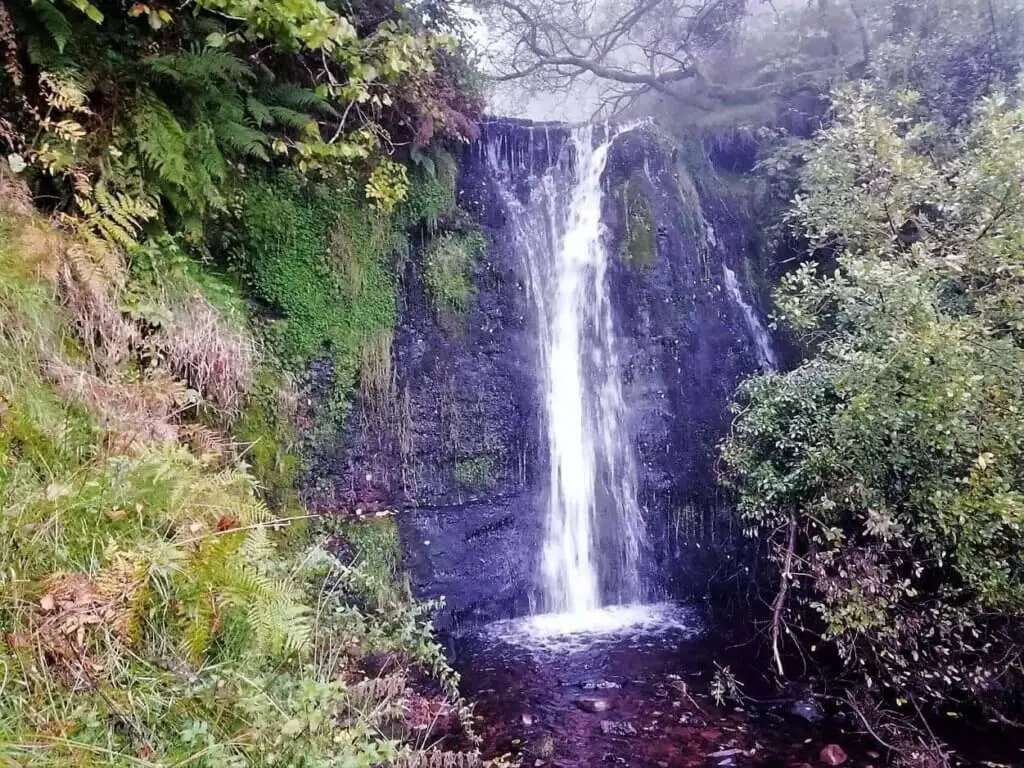 waterfalls near talybont