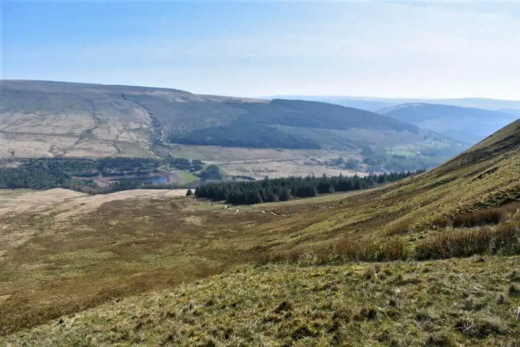 view of the lower neuadd reservoir