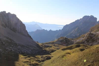 Fertile Valley Descent on Route to Rifugio Fontana