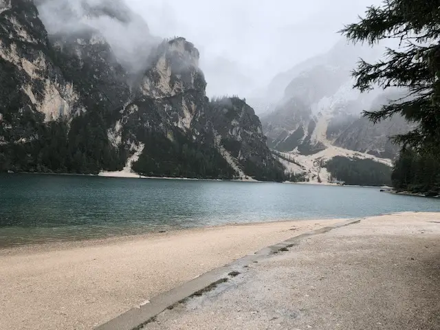 The Path Along Lago Di Braies