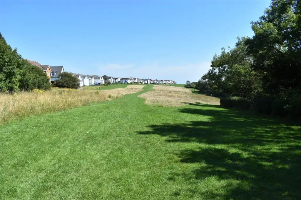 grassed area adjacent to marine drive