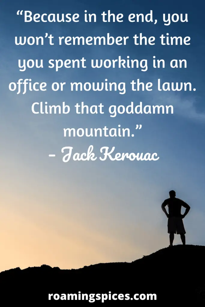 Jack Kerouac motivational quote
