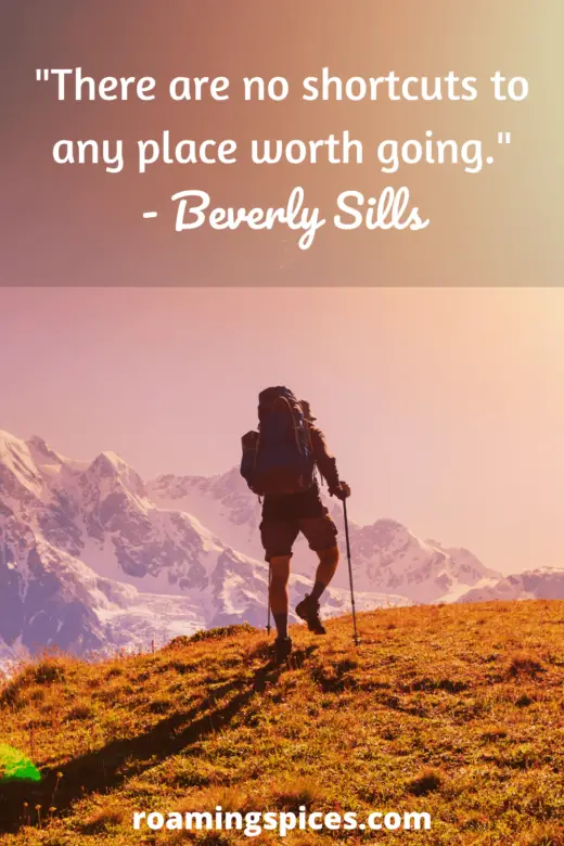30 Inspirational Hiking Quotes to Help Get You Going • Roaming Spices