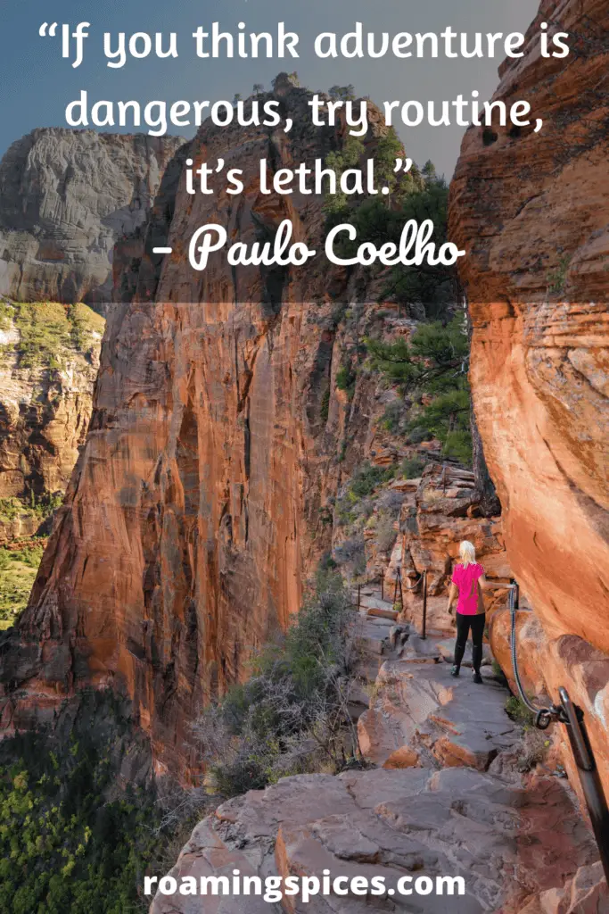 Paulo Coelho inspirational quotes about hiking