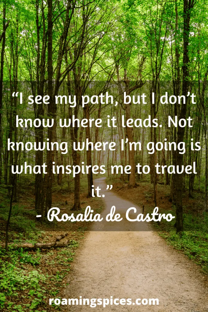 Rosalia de Castro's inspirational hiking quotes