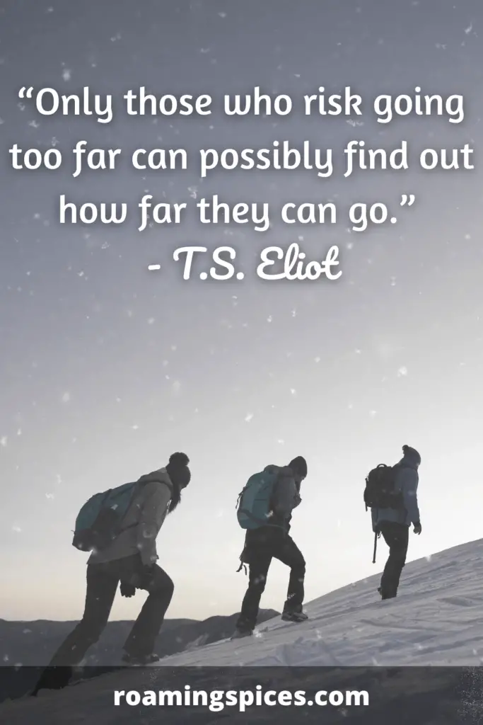 T.S. Eliot motivational quote