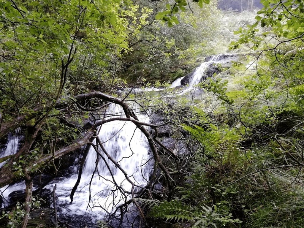 falls along the caerfanell river