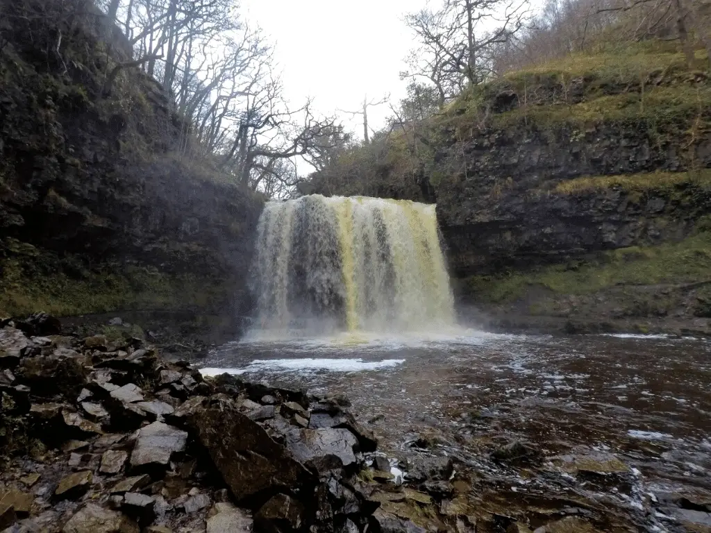 Sgwd yr Eira - one of the brecon beacons waterfalls you can walk behind