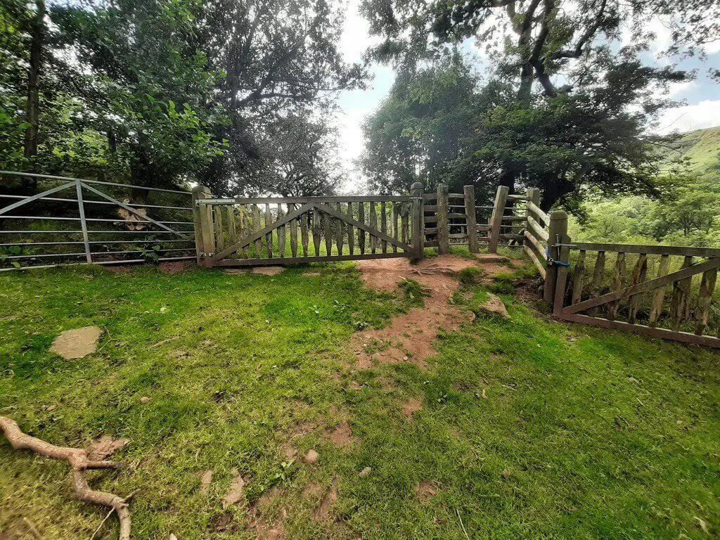 wooden gate in olchon valley