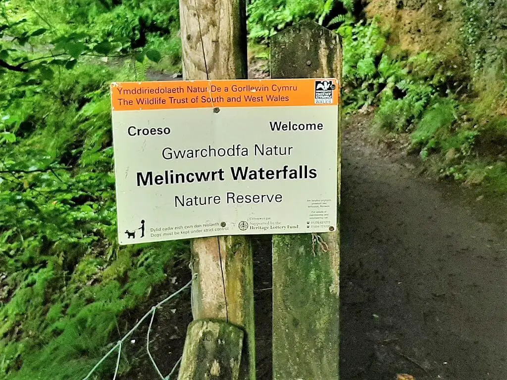 melincourt nature reserve sign