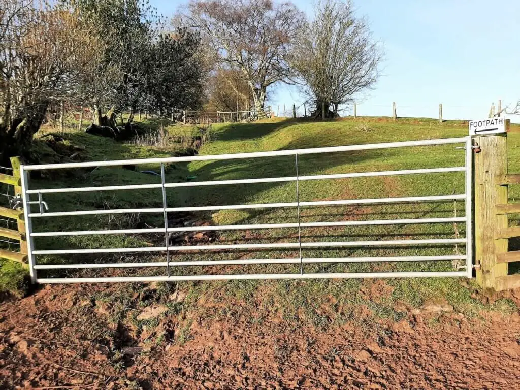 metal farm gate
