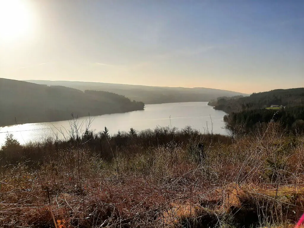 southerly view of pontsticill reservoir