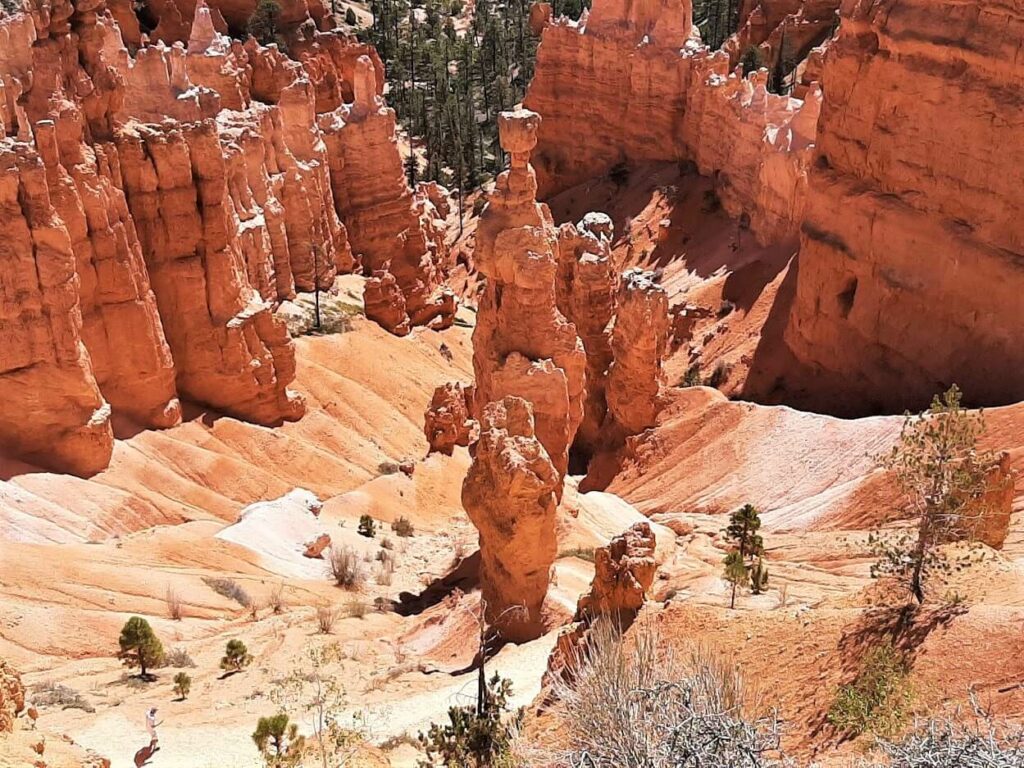 thors hammer viewed from sunset point in bryce canyon