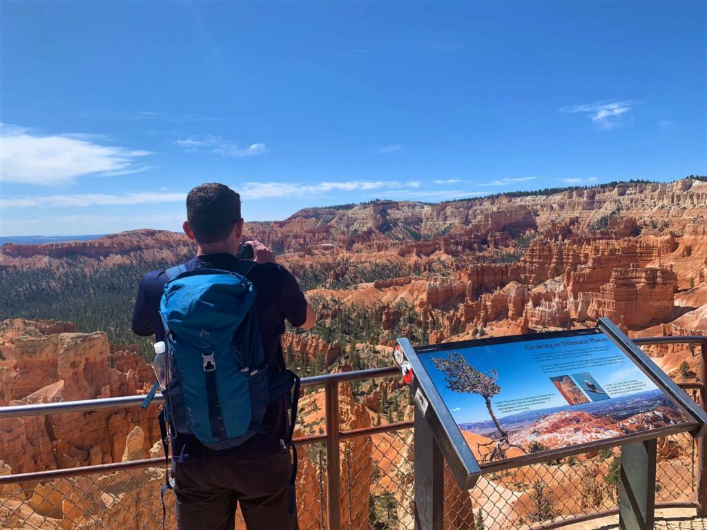 panoramic view of bryce canyon from sunrise point