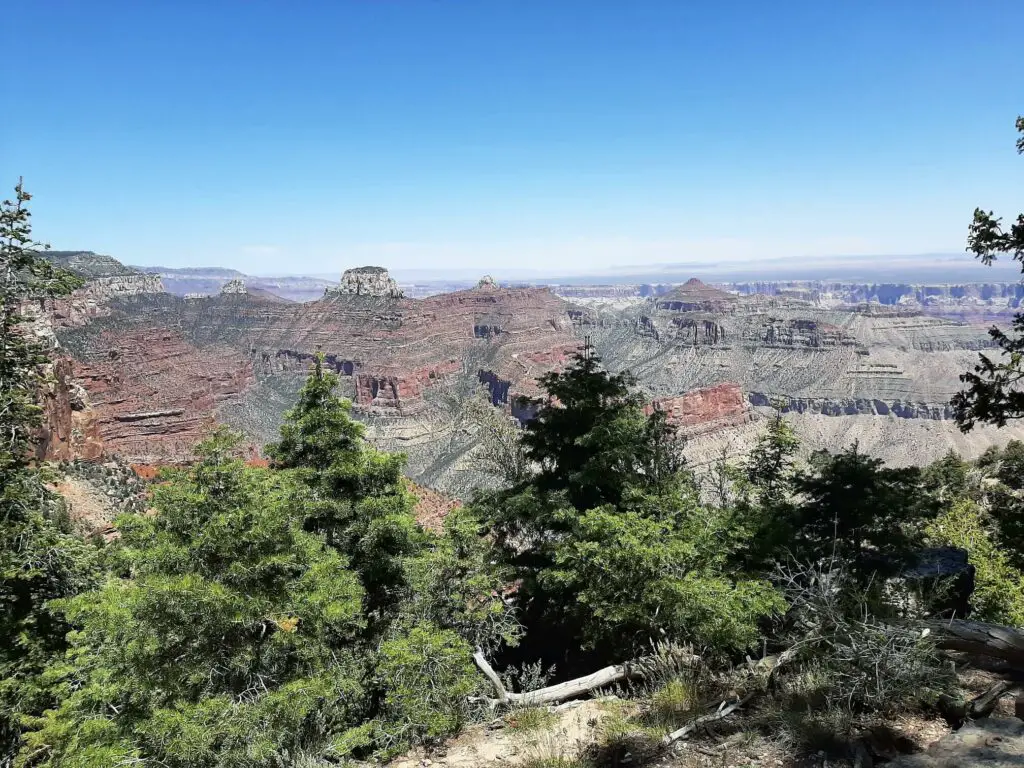 easterly view of the grand canyon