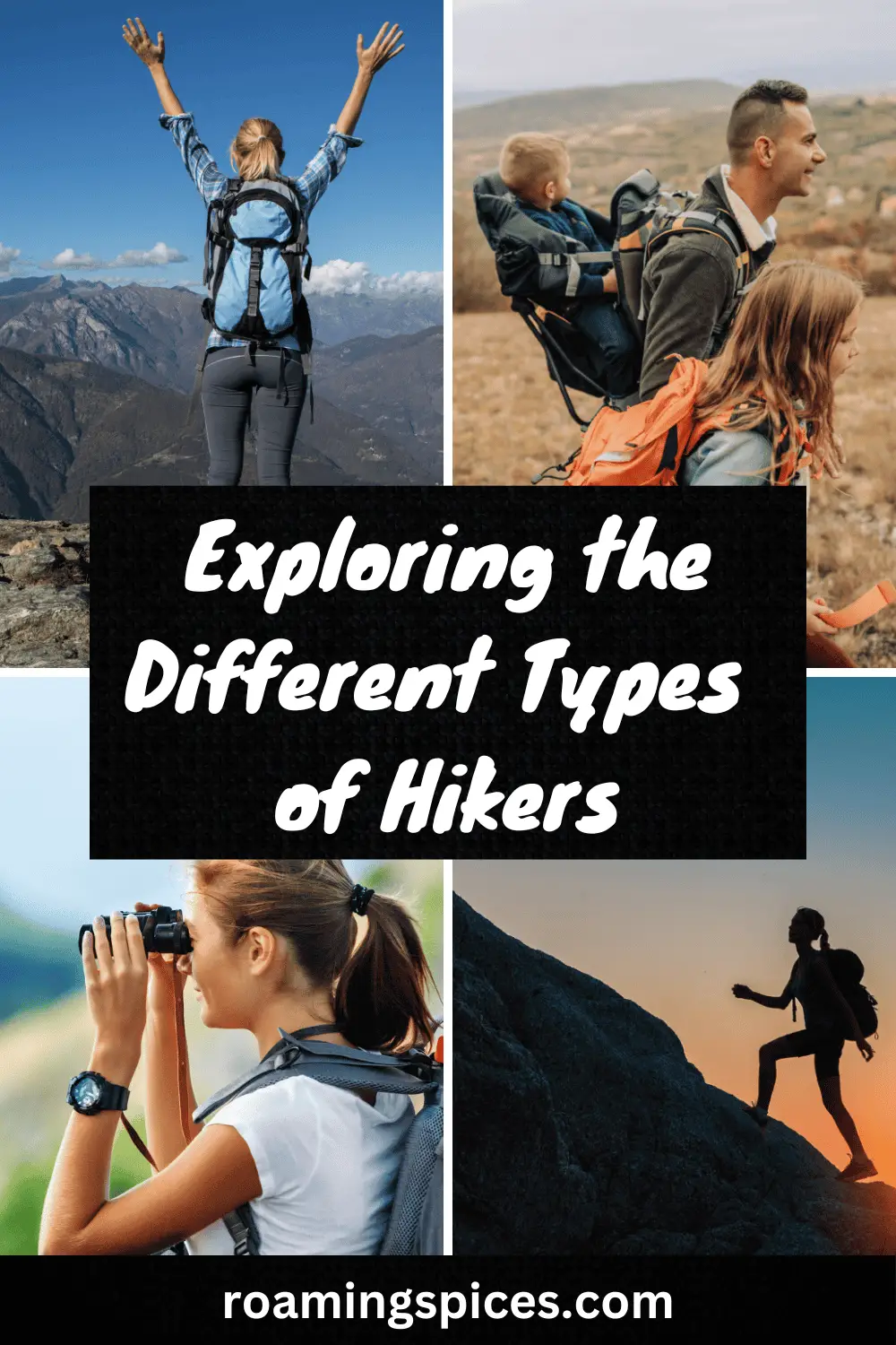 types of hikers