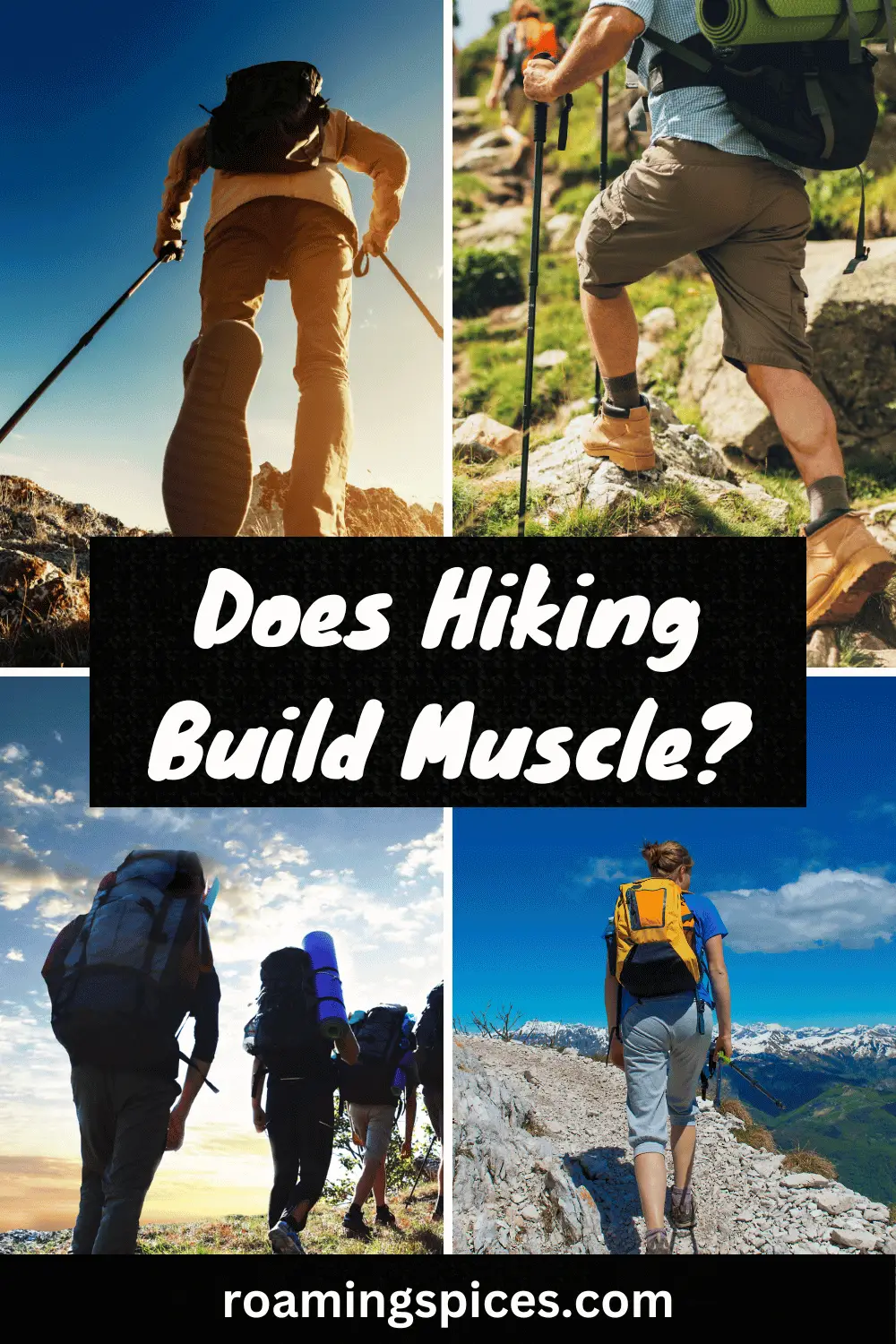 does hiking build muscle