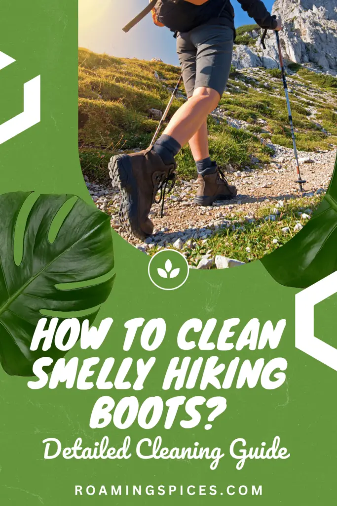 cleaning smelly hiking boots