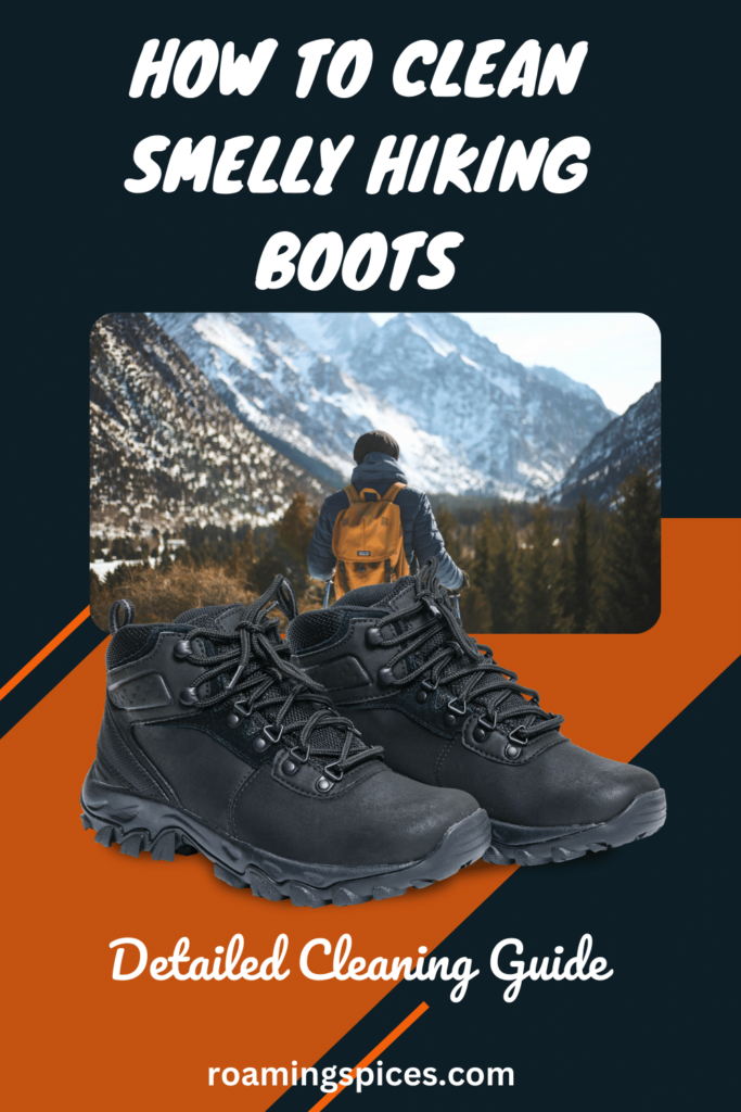 guide on how to clean smelly hiking boots