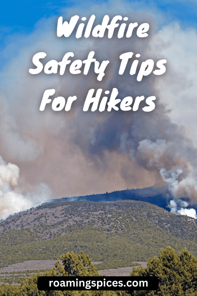 wildfire safety tips for hiking